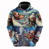 2026 Christmas Hoodies Santa Claus 3D Print Men Women New Hooded Sweatshirts Casual Unisex Hoody Pullover Kids Tops Clothing