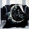 1pc The Nightmare Before Christmas Printing Blanket - Soft, All-Season Throw for Living Room, Bedroom,Personalized Gift with Adorable Cartoon Design