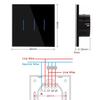 EU/UK Zigbee Smart Touch Wall Switch, Alexa & Google Voice Compatible