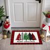 Christmas Carpet Entrance Door Non-slip Absorbent Foot Mat Thick Porch Carpet Mat