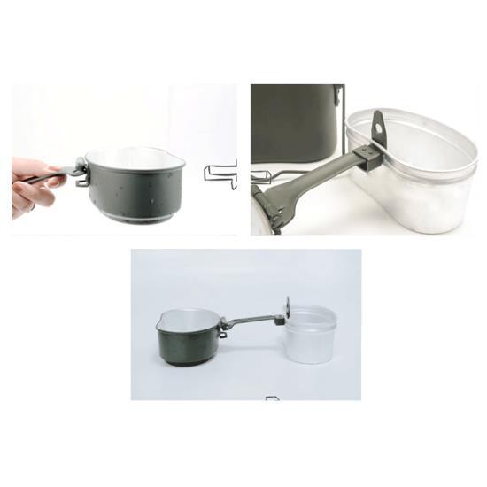  Mess Tin Multifunktions-Lunchbox aus Aluminiumlegierung in der richtigen Größe für Camping im Freien 