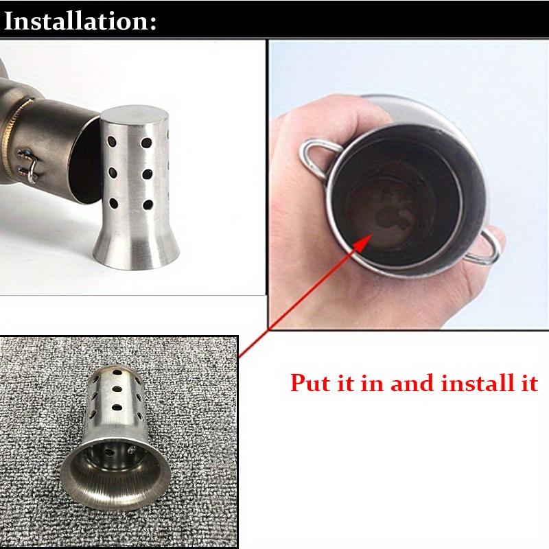 [Motorcycle Exhaust] Universal Motorcycle Exhaust Pipe | 35mm 42mm 45mm 48mm 60mm