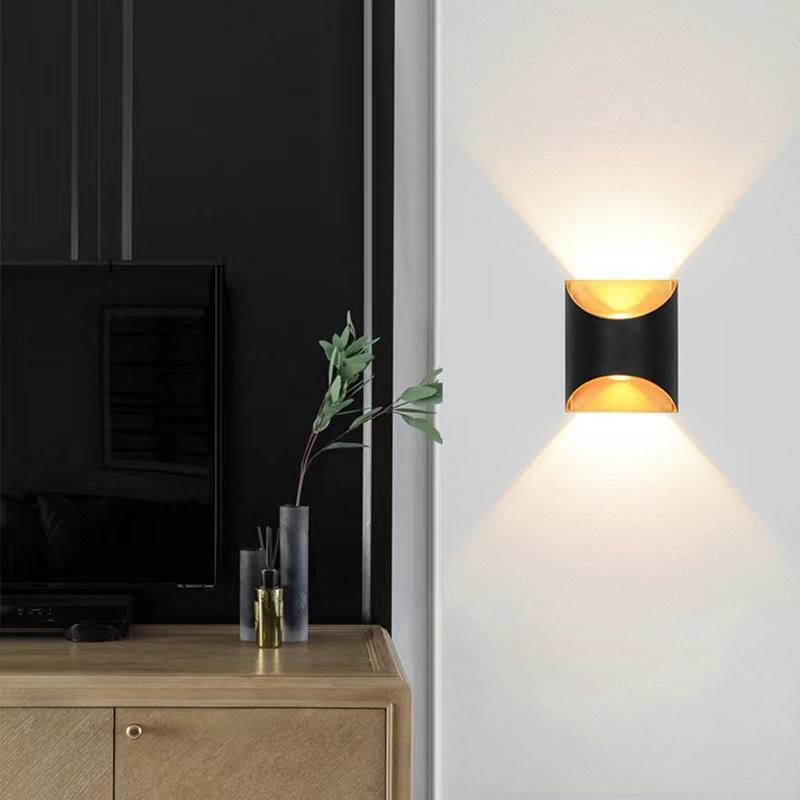 Outdoor LED Wall sconces, waterproof balcony, villa, courtyard, bedside Wall lamp, living room, simple and modern Wall light