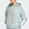 Adidas Hyperglam Windbreaker Water-Resistant Sports Fitness Hooded Long Sleeve Jacket Women Jackets KC7654