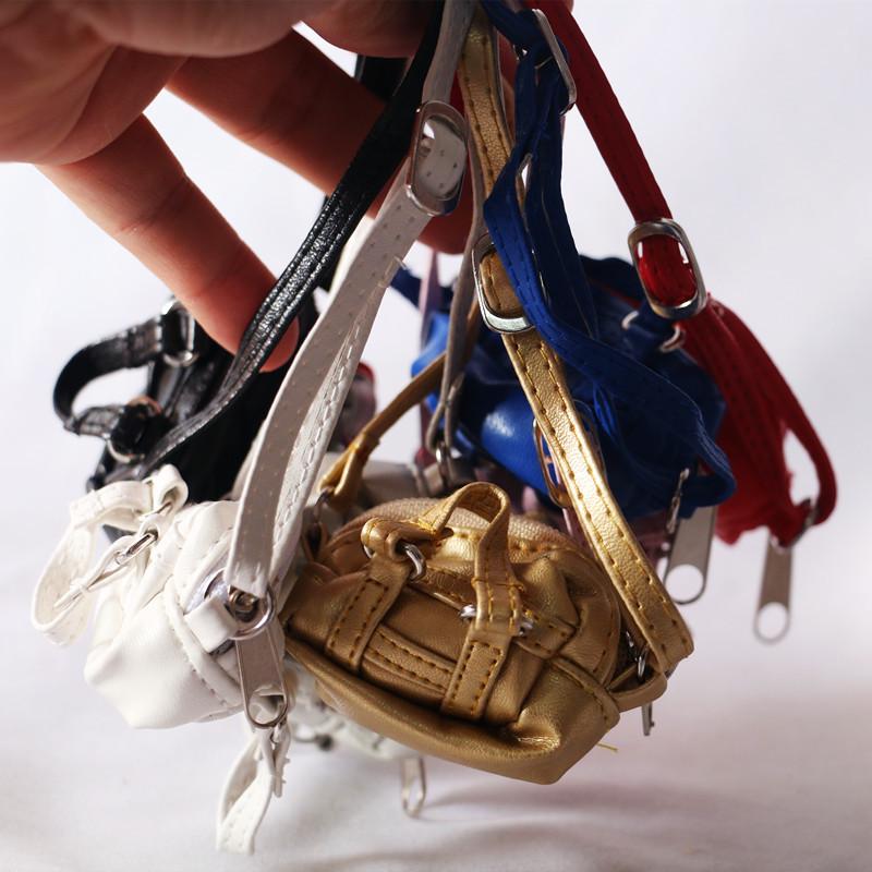 Dollhouse BJD Single Shoulder Crossbody Bag & Miniature Model Clothing for OB11 Scene Accessories