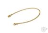 Bebello [Bs-385] 925 Silver Round Chain Bracelet (Gold Plating)