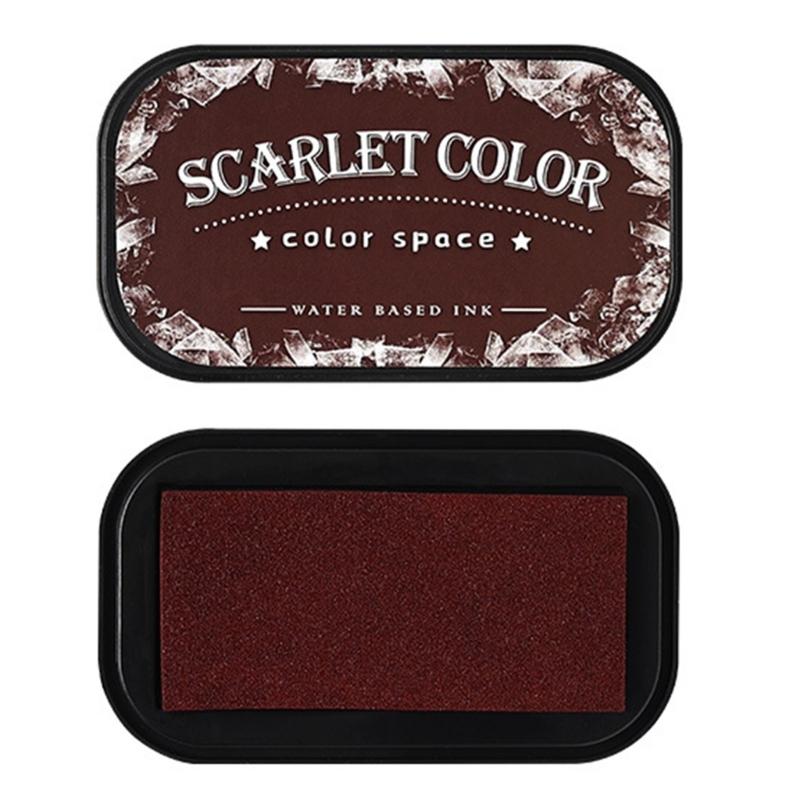Quick-Drying Ink Pad Scrapbooking Ink Pad Retro Color Ink Pad Water Based Ink Pad for Projects