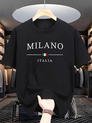 Mode T-shirt Milano Di Rogue Print T-shirt Casual Ronde Hals Korte Mouw Tee Lente Zomer Heren Dames Kleding Losse Top Tee