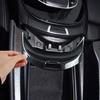 Car Center Console Armrest Box Trim Switch Buttons Panel Cover for Mercedes Benz E Class W213 2017-2025 Carbon Fiber