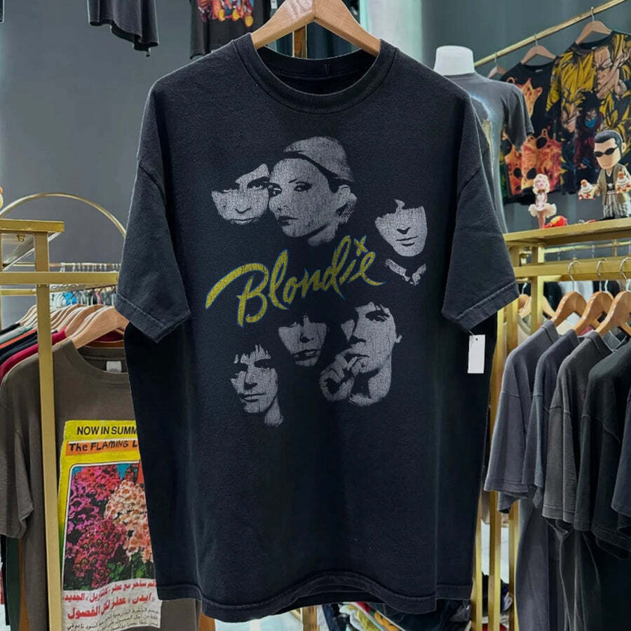 BLONDIE EAT TO THE BEAT 1979 Tour Black Unisex Shirt Reprint S-5XL WA0742 XXXL