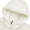 Skechers Sports Lifestyle Series New Style Academy Series Hooded Zipper Thermal Warm Fleece Jacket Unisex Jacket Jade-White P424U030-01NJ