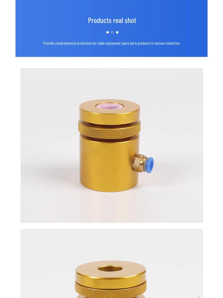 Extruder Accessories: Round Hole Air Nozzle & Copper Wire Blower for Cable