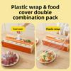 Lebensmittelechte Frischhaltefolien-Abdeckungsset Einweg-Frischhaltefolie Neue Lebensmittelabdeckung Lebensmittelaufbewahrung