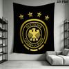 Deutscher Fußball-Bund Wandteppich Ästhetisches Wandbehang Gedruckter Stoffdecke Dekorative Wandteppiche für Schlafzimmer Wohnzimmer Heimdekoration