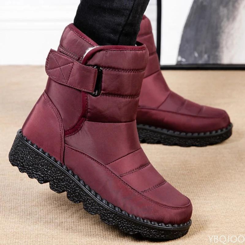 New Warm Fashionable Versatile Women's Snow Boots Waterproof Thick Cotton Shoes Casual Comfortable Women's Boots