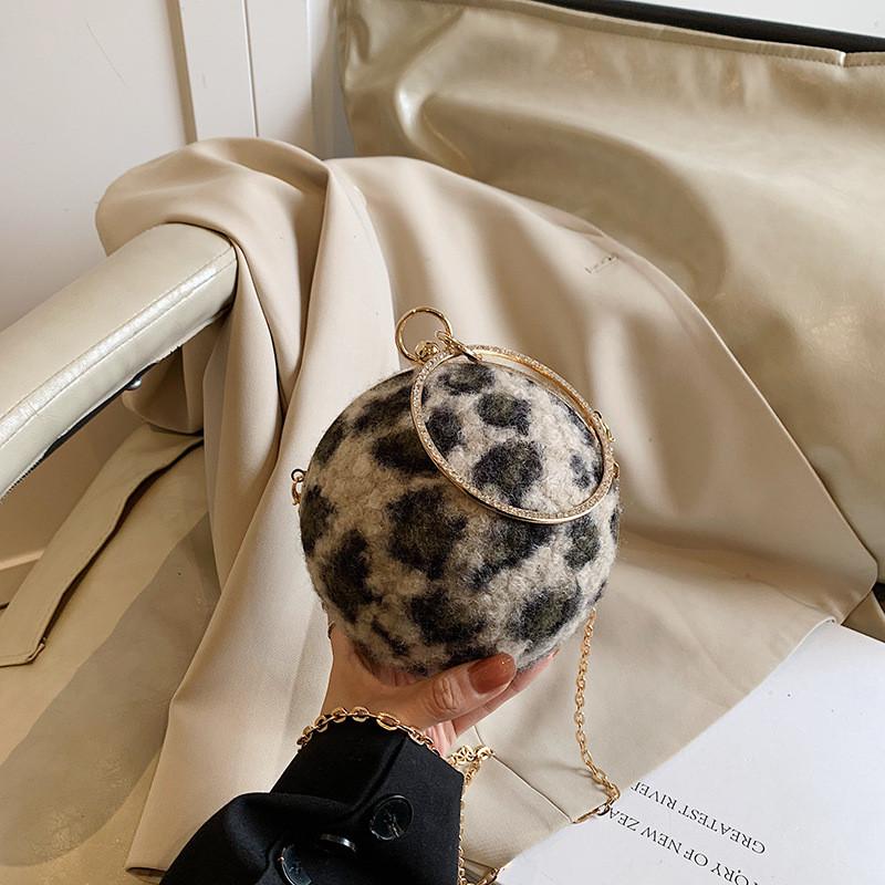 Fashionable Women's Canvas Crossbody Bag In Black Khaki And Brown Unique Round Design