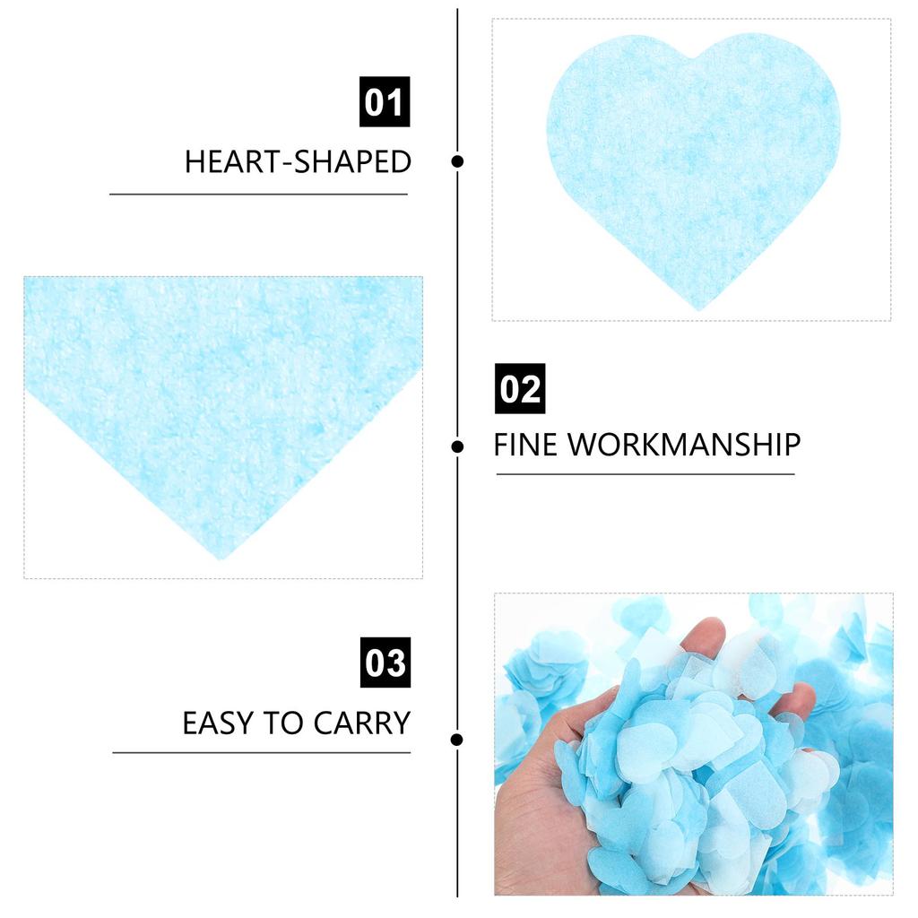 4 Confezioni Coriandoli per Decorazioni Festa San Valentino Ornamenti di Carta Decorazione Matrimonio Cuore