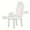 Elastic Dining Room Chair Cover Stretch Thick Jacquard Kitchen Chair Covers Slipcover For Dining Kitchen El Wedding Banquet