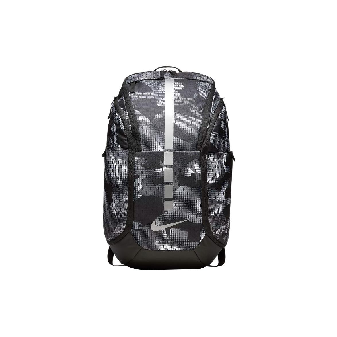 Nike Sports Casual Large Capacity Printed Logo Zipper Travel Backpack Unisex Backpack Black DM8985-056 Black