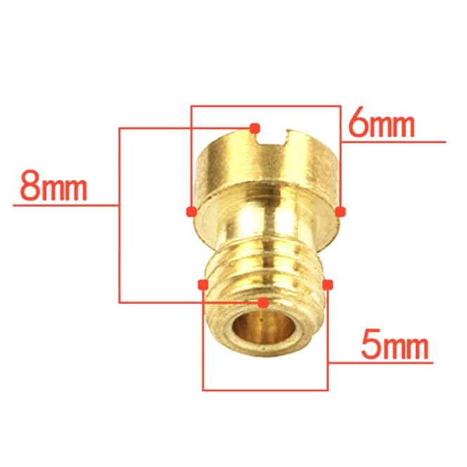 [Deepa Ribusu] Keihin Main Jet 100-140 No. 100-140 Diameter 0.2 Inch (6 Mm) X