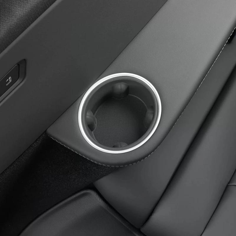 Car Water Cup Pad Box Slot Three Rows Water Cup Set Car Drink Rack Car Interior Modification Accessories Tools For TeslaModel YL