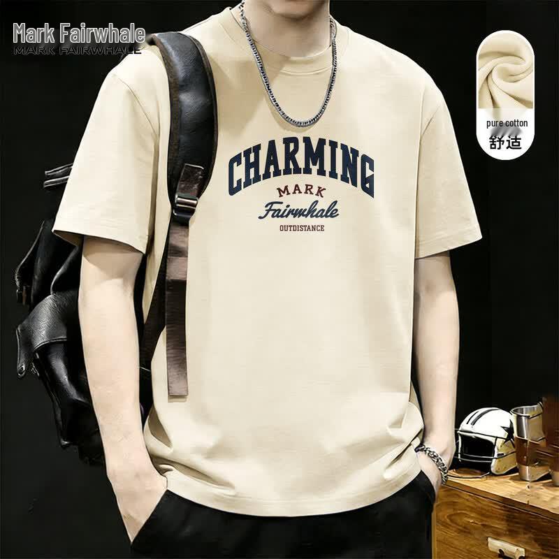 Mark Fairwhale Men's Vintage Printed Cotton T-Shirt