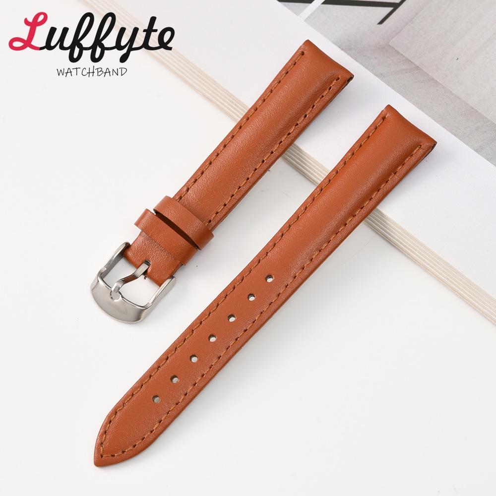 

Деловые часы с ремешком из мягкой кожи, аксессуары, универсальный сменный ремешок для часов 16 мм 18 мм 20 мм 22 мм 22mm светло-коричневого