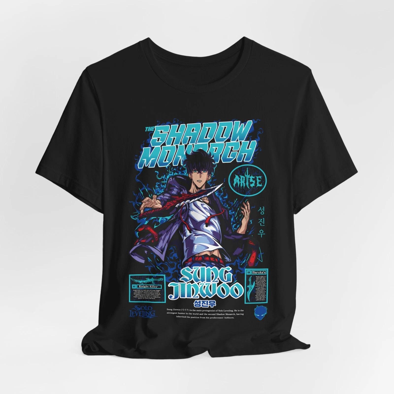 Solo Leveling Custom Graphic Anime Tee S