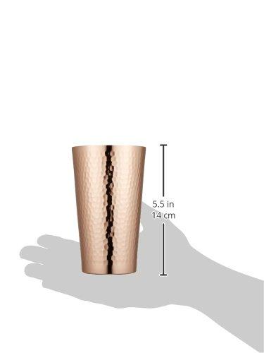 Shinko Metal COPPER 100 Hammered Tumbler, Large, S-503