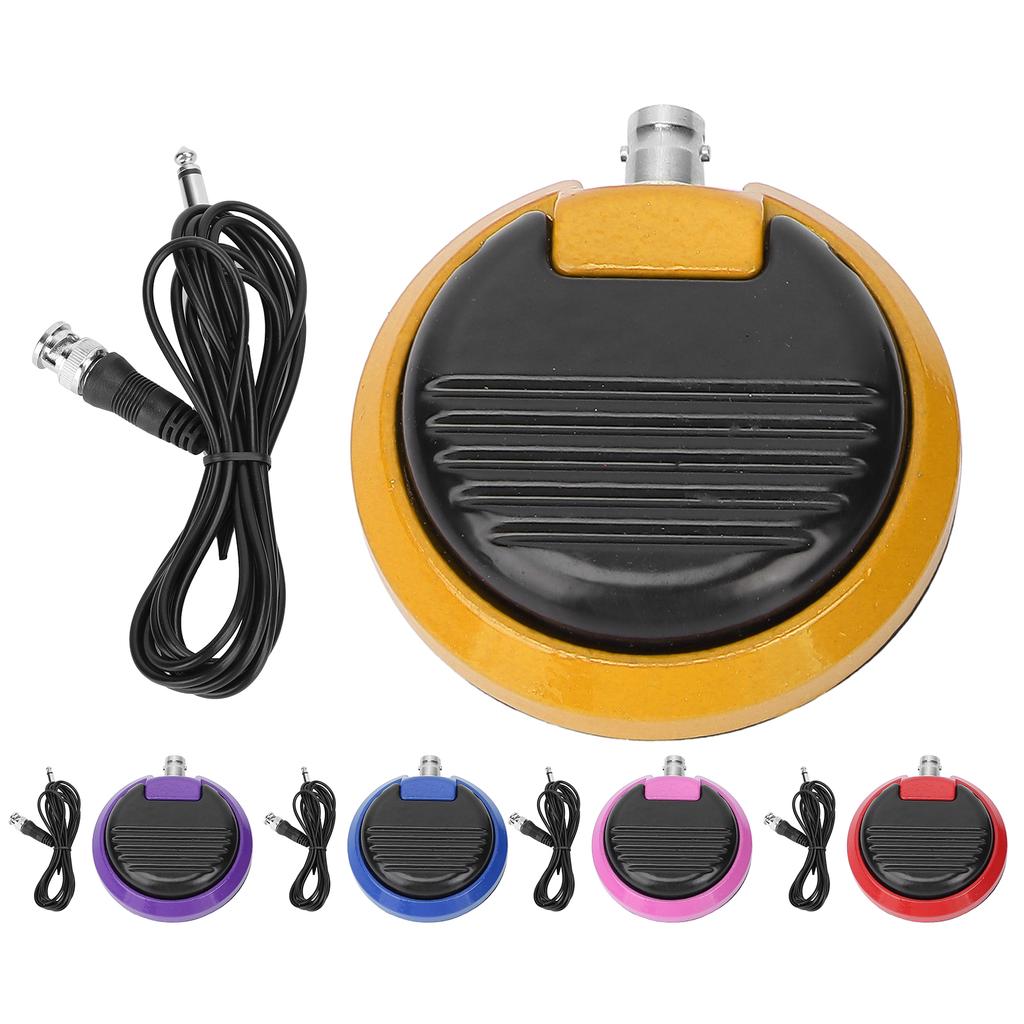 Round Tattoo Foot Pedal Switch Portable Tattoo Machine Foot Switch Controller Accessory