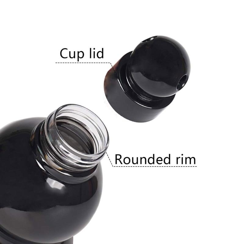 Gourd Shape Water Cup Large Capacity Water Bottle, Gourd Water Bottle with Shoulder Strap, Outdoor Hiking Water Bottle