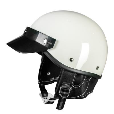 Newly Launched Vintage Motorcycle Helmet  3/4 Helmet Jet Mask Helmet Retro Semi-open Motorcycle Helme