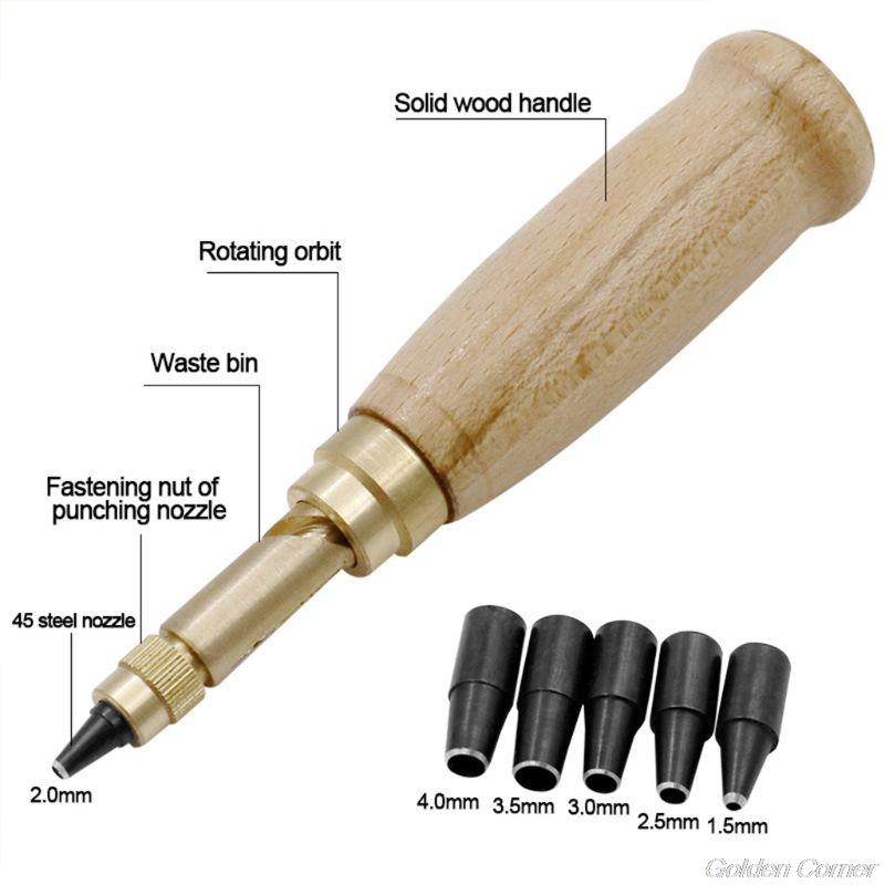 Leathercraft Lock Stitch Sewing Awl Thread Needles Stitch Leather Fabric Grocery O27 17 Dropshipping