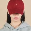 VARZAR Logo Overfit Chino Ball Cap Wine