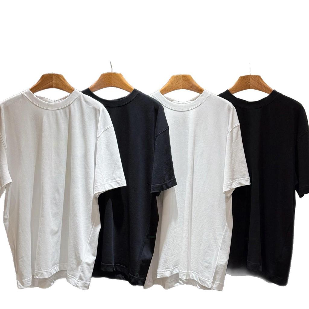 Versatile Unisex Letter Print Short Sleeve Round Neck T-shirt – Comfortable & Breathable