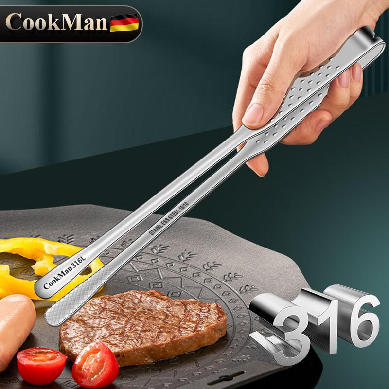 316L Stainless Steel Anti-Scalding BBQ Tongs