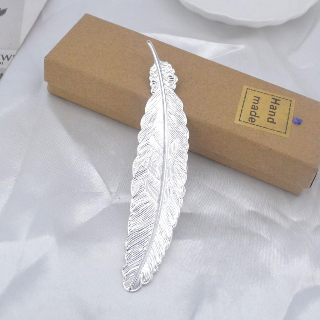 Metal Inspired Feather Bookmark Artistic Detailing Crafting Student Appreciation
