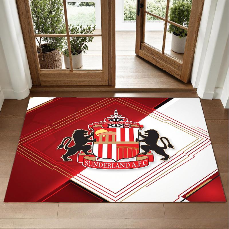 Sunderland Design Crystal Velvet Rug Soft Decorative Mat for Bedroom Entrance