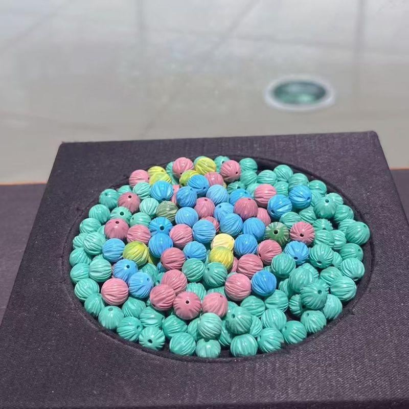 

Magnesite Passion Fruit Seeds DIY Handmade Accessories Braided Rope Bracelet String Beads Pendant Bracelet Crafts Ornament Magnesite turquoise passion seed