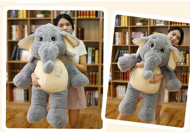 Large Gentle Dream Elephant Plush Toy – Soothing Sleep Companion for Baby