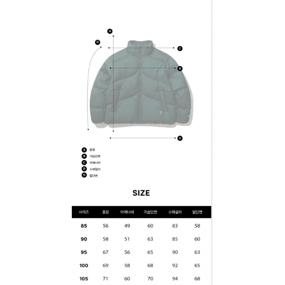 Curve Quilted Puffer Down  Beige  [23fw]