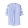 Navigare Women's Striped Loose Short Sleeve Cotton Shirt