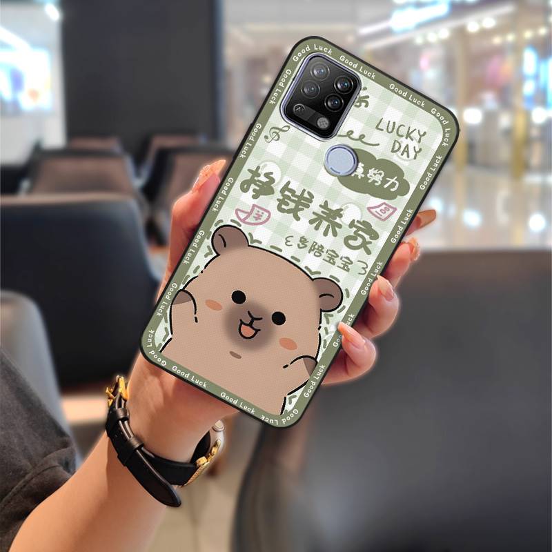 TPU Cute Phone Case For Tecno Pova/LD7 Full Wrap Graffiti Anti-knock Dirt-resistant Anti-dust Phone Pouch Cartoon Couple