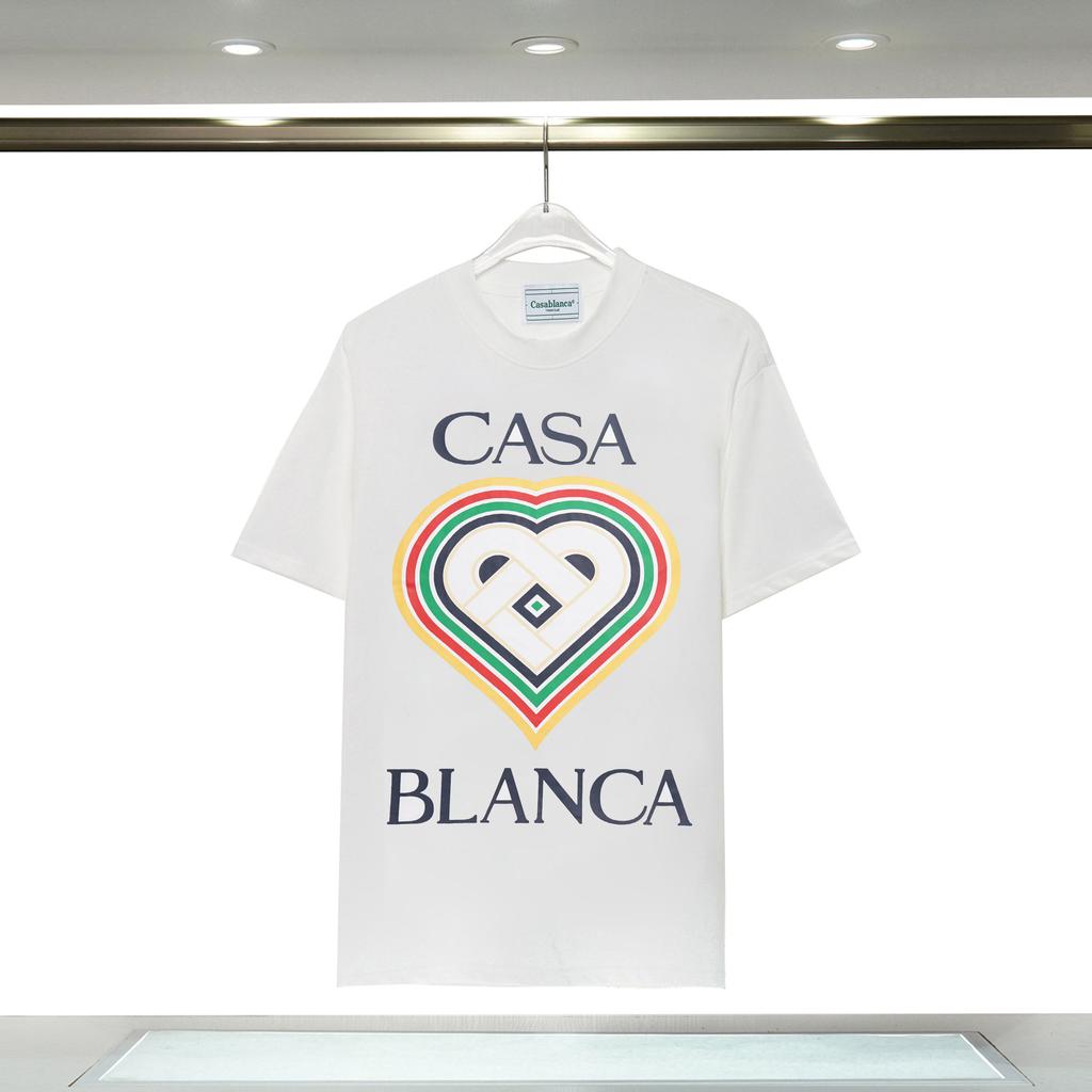 Cross-border Casablanca Summer New Casablanca Letter Logo Printed Loose Short-sleeved T-shirt