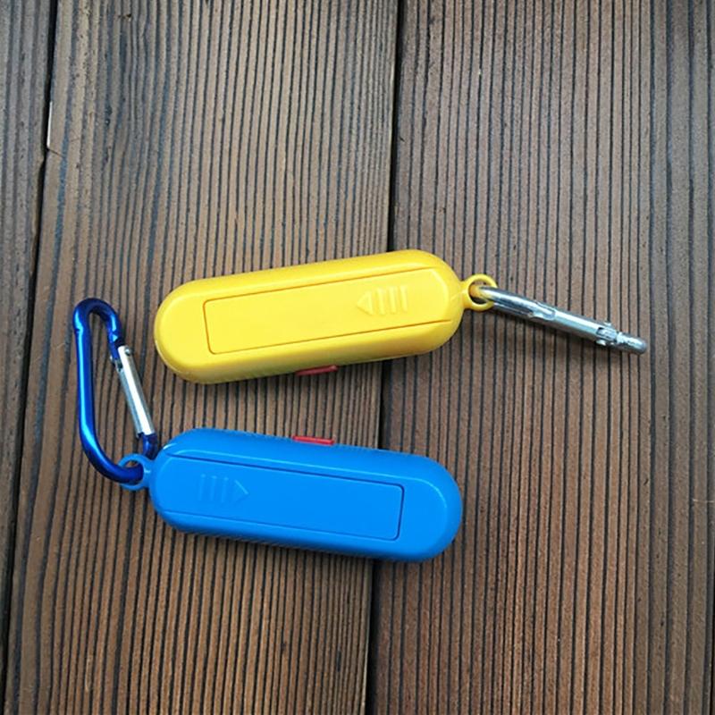 Mini Keychain Pocket Torch Battery Powered LED Light Flashlight Lamp, Strong Light Small Keyring Light Torch Flashlight