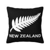 New Zealand All Blacks Print Throw Pillow Case Home Car Decor Soft Cozy Polyester Pillowcase Throw Cushion Cover 18x18 Inch