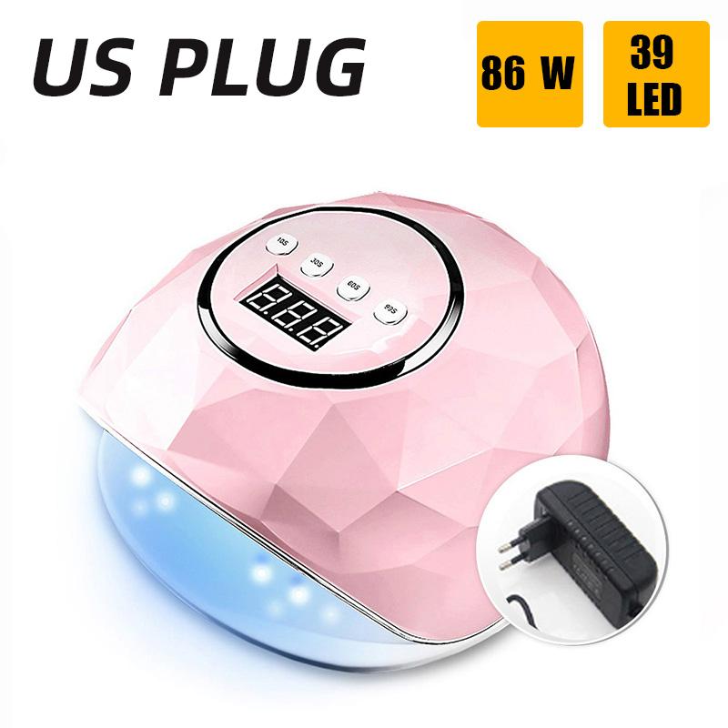 UV LED Lamp For Nails Drying Manicure Lamp With Memory Function LCD Display Professional LED Nail Lamp For Nail Art Salon Tools