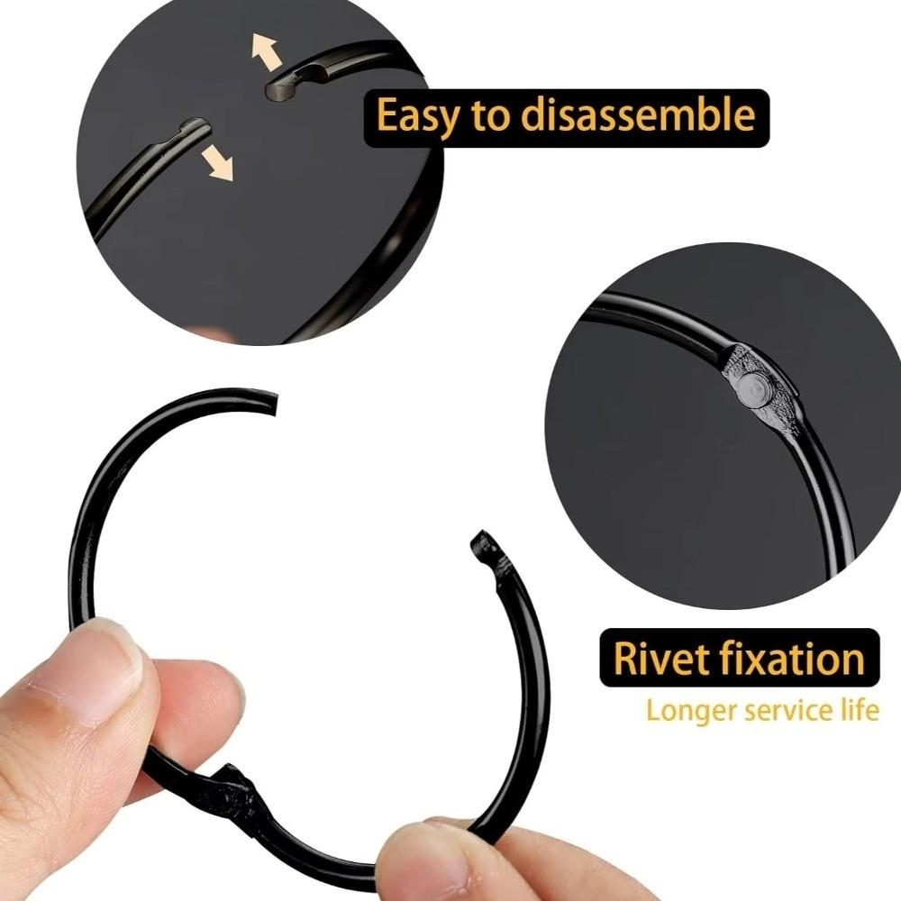 12PCS Circular Shower Curtain Hooks Rust Proof Curtain Rings Curtain Hang Holder Curtain Rod