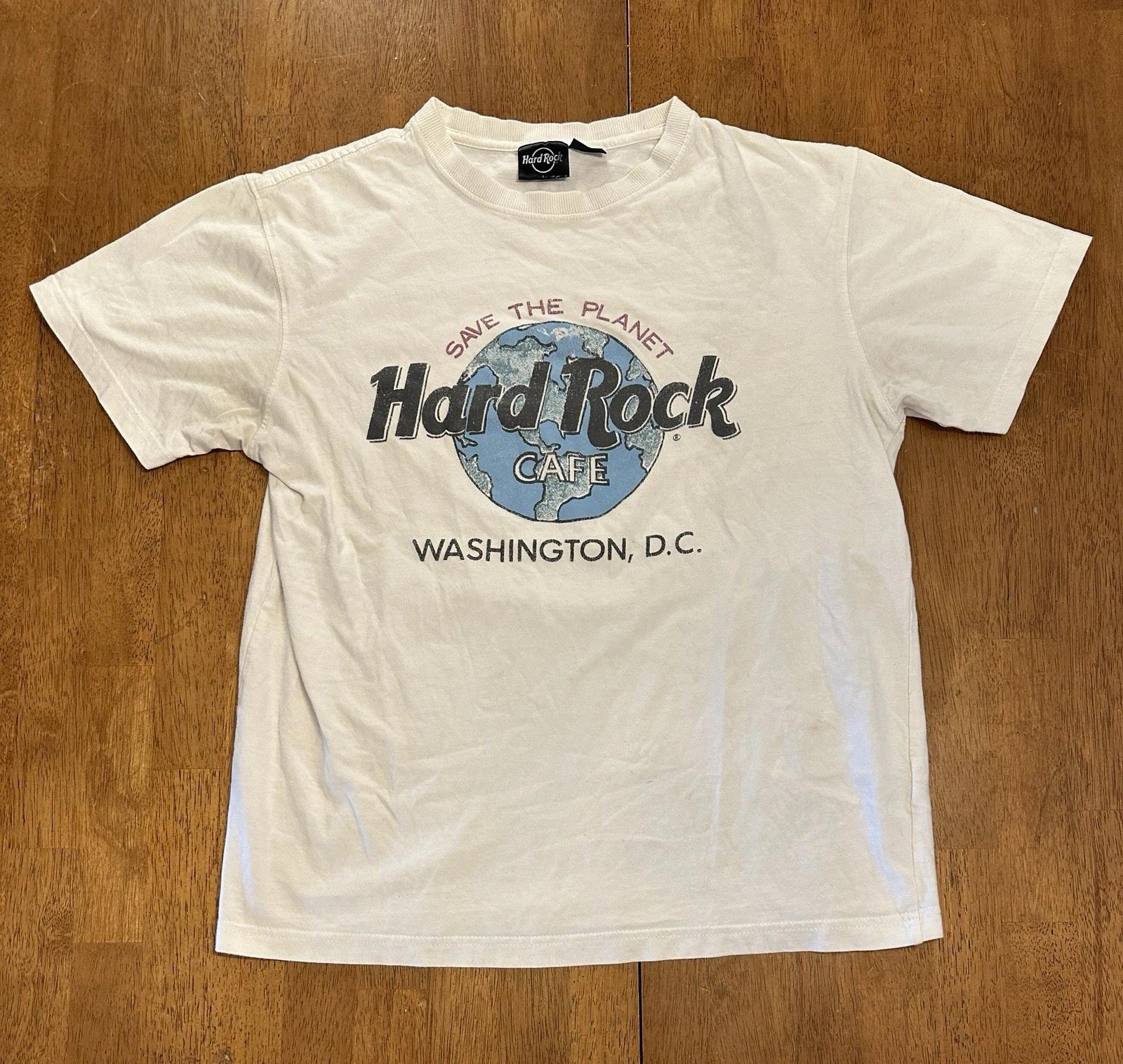 Hard Rock Cafe Save The Planet T Shirt Medium Washington DC S