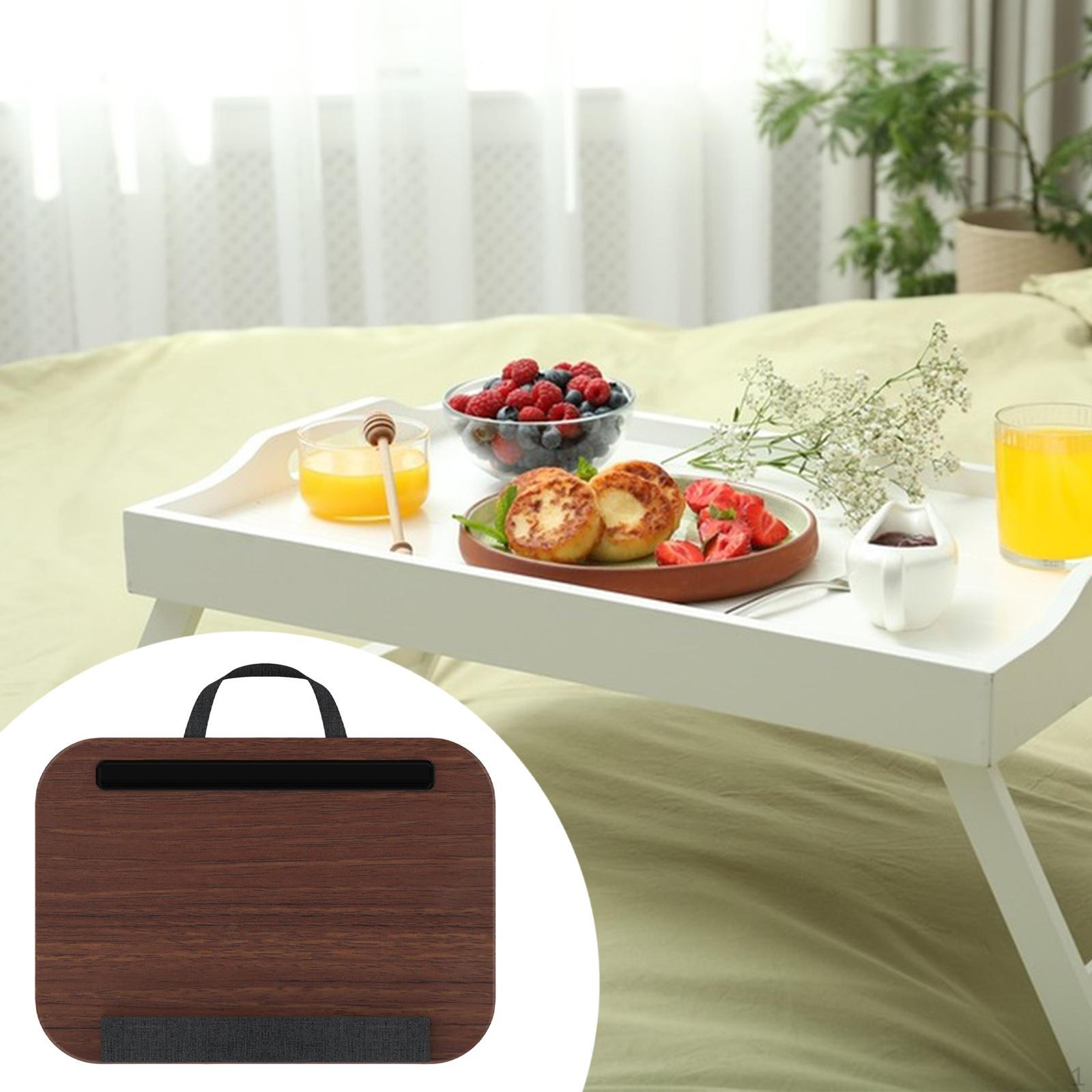 

Подставка для ноутбука на коленях, компьютерный стол с подставкой для запястья и коленей, офисный планшет Dark Brown